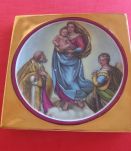 Représentation Madone de Sixtine_Porcelaine Limoges