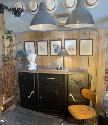 Buffet art déco noir