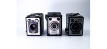 Lot de 5 appareils photos Kodak et Braun moyen format