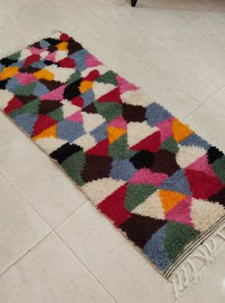 Tapis Marocain Authentique 155 x60 cm.