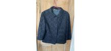 Veste noire vintage femme Juka Paris.