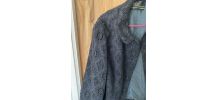Veste noire vintage femme Juka Paris.