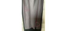 Robe de soirée vintage Betsey Johnson noir/rose