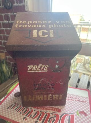 Photo, lumière, ancienne, boîte de Depot de pédicules