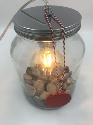 Lampe bonbonnière originale et unique 