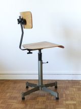 Chaise d'atelier vintage