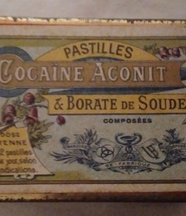 Boîte en tôle Cocaïne Aconit