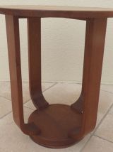 Guéridon  Art déco en bois
