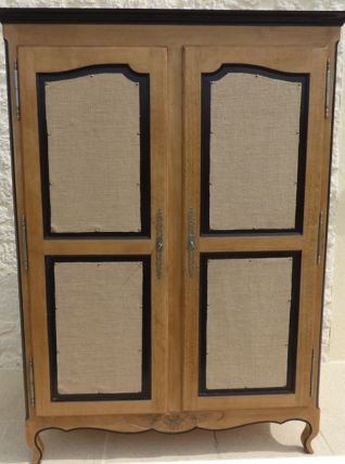 Armoire deux portes en Chêne deux portes –Totalement relooké