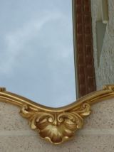 Grand miroir de style louis XV , chic avec son encadrement à