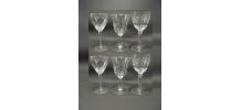 Ensemble de 6 anciens petits verres
