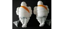  2 Bibendum michelin 21cm 