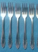 6 fourchettes a gateaux argentée WMF 90-18