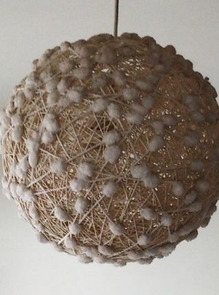 Lampe suspension boule