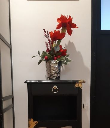 Chevet / meuble d'appoint vintage relooké