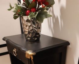 Chevet / meuble d'appoint vintage relooké