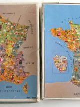 Puzzle willeb france départements ref:1779 vintage