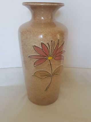Grand vase céramique vintage W. Germany H 43cm