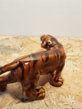 Tigre en céramique vintage