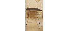 Table basse avec porte revues vintage – 1960