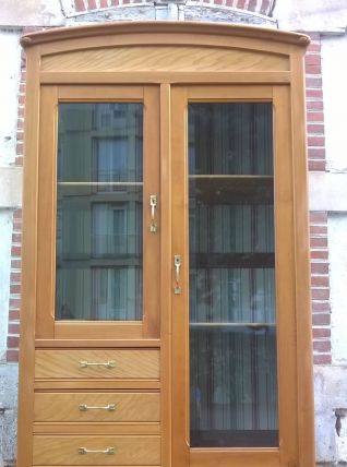 Armoire commode parisienne vitré d'hôtel 1930