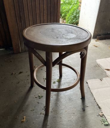 2  tabouret bas  style thonet 