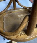 2  tabouret bas  style thonet 