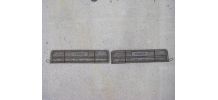 Porte-verres mural en fil de fer X 2