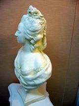 buste Patine sable Marie antoinette(platre armé) H54cm