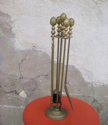 Serviteur de cheminée vintage