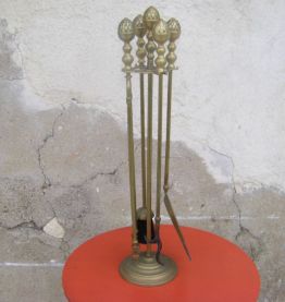 Serviteur de cheminée vintage