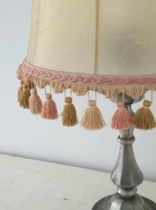 Lampe bohème à pompoms