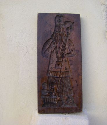 Moule à pain d’épice ancien en bois, double face 