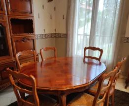 Salle à manger complète en merisier 