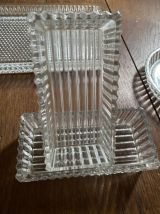 4 articles en verre des années 50.