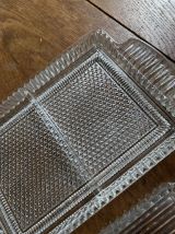 4 articles en verre des années 50.