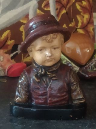 Buste enfant signé Victor Kremer