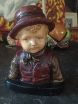 Buste enfant signé Victor Kremer