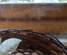 Fleurs en tissu à accrocher