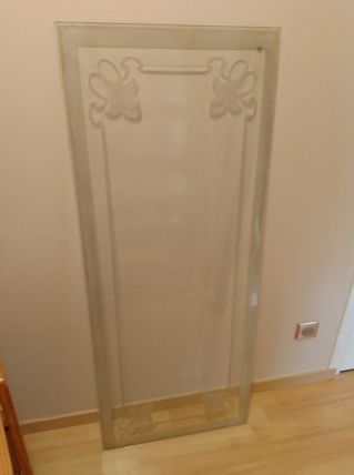 VITRES ANCIENNES DECOR A L'ACIDE