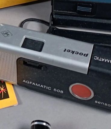 Agfa Agfamatic 508 Capteur Caméra de poche Color Optar Lens 