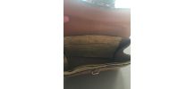 Sac cuir vintage havane 