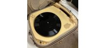 Ancien tourne-disques TEPPAZ, modèle OSCAR LYON 1960 vintage