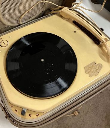 Ancien tourne-disques TEPPAZ, modèle OSCAR LYON 1960 vintage