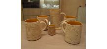 Mugs en terre cuite