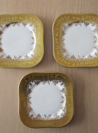 Assiettes de présentation en porcelaine