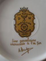 Assiettes de présentation en porcelaine