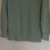 Pull coton vert amande 