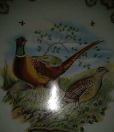 plat de service en porcelaine de Limoges