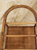 Table basse en bambou années 70 manque dessus